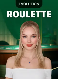 Ruleta con crupier en el muestrario de 1win
